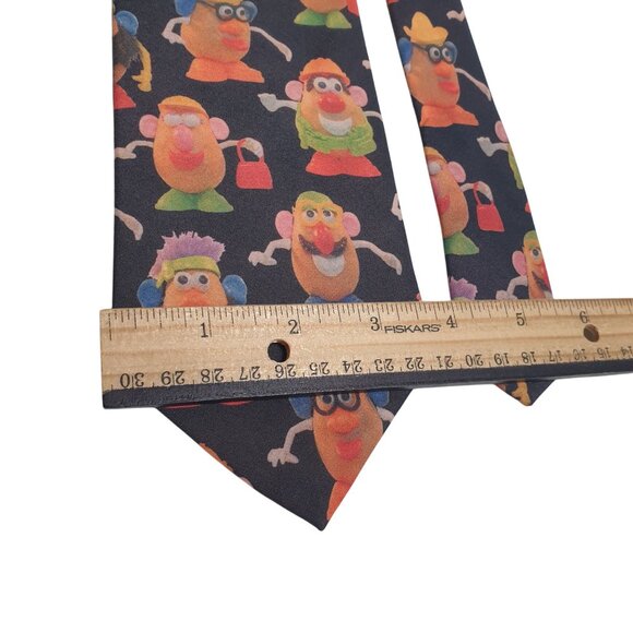 Vintage Mr Potato Head Novelty Tie By Ralph Marlin Polyester Fun Game 1995 - Picture 3 of 5